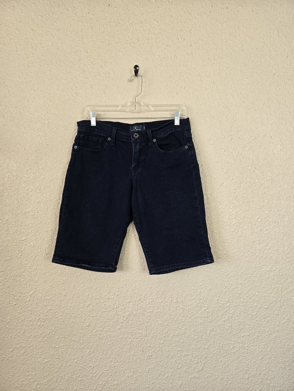 Lucky Brand Black The Bermuda Shorts Size 6/28 New #2C1146